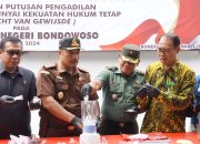 Kasdim 0822 Hadiri Pemusnahan Barang Bukti Kejari Bondowoso