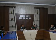 Rakor Terpusat bersama Menteri Pertanian RI, Kodim 0822 Bondowoso Dapatkan Bantuan Pompa Air