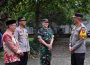 Sinergitas TNI/Polri Terjalin Erat, Dandim 0822 Bondowoso Hadiri Penyambutan Kapolda Jatim