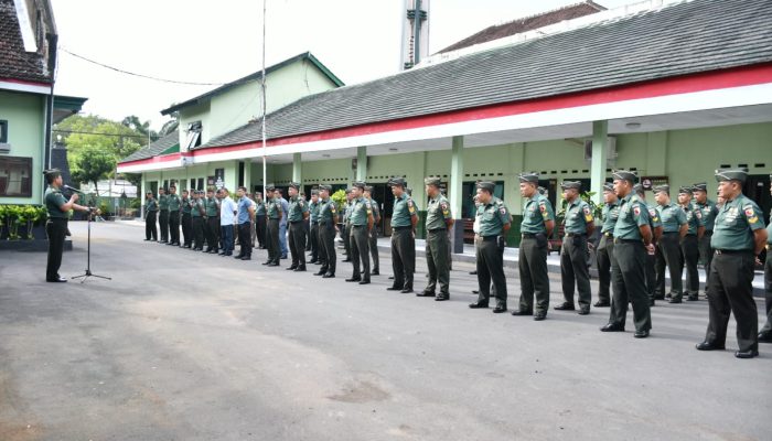 Kegiatan Rutin Apel Pagi Kodim 0822 Bondowoso Di Bulan Suci Ramadhan