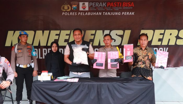 Polres Tanjungperak Ungkap 17 Kasus Narkoba Selama Februari 2024, Amankan 21 Tersangka