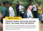 Babinsa Koramil Grujugan Dampingi Survei Tim Rumah Bor