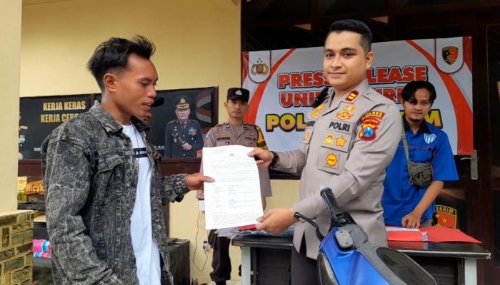 Polsek Pakem Ungkap Kasus Curanmor, Pelaku Merupakan Residivis