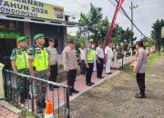 Babinsa Bersama Instansi Terkait Laksanakan PAM Operasi Ketupat Semeru Pos Maesan