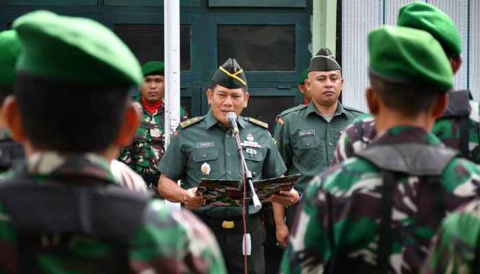 Semarakkan Semangat Kebangsaan: Kasdim 0822 Bondowoso Bacakan Amanat Menyentuh