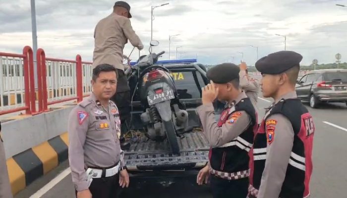 Polres Bangkalan Temukan Pemilik Sepeda Motor Tak Bertuan yang Viral di Jembatan Suramadu KM 4