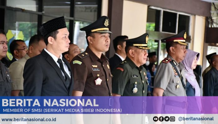 Bangkit Untuk Indonesia Emas,Kasdim Bondowoso Hadiri Upacara Harkitnas 2024