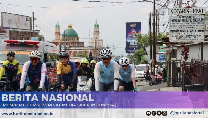 Tempuh 113 Km, Kapolda Jatim Pastikan Kesiapan Pengamanan Rute Tour de Panderman 2024 Dengan Bersepeda