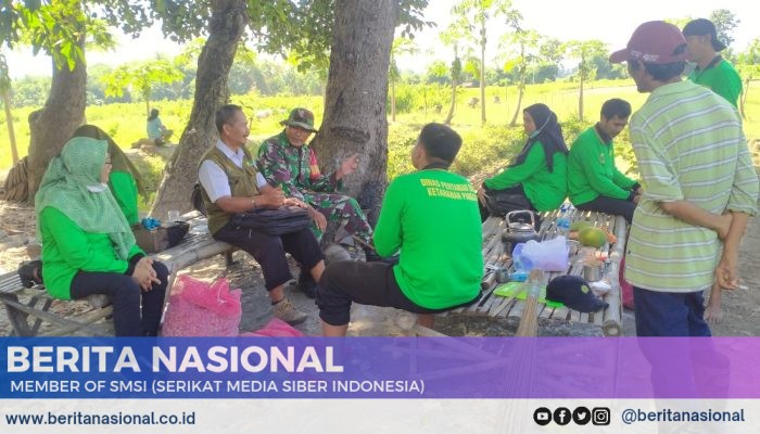 Komsos di Pematang Sawah dengan PPL Jadi Momen Penuh Keakraban