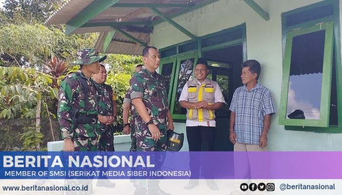 RTLH Selesai 100 % Senyum Bahagia Bercampur Haru Bapak Soihirin Kepada Personil TMMD  ke-120 Kodim 0422/LB