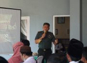 Dalam Rangaka Sosialisasi Hukum dan Upaya Pencegahan Korupsi,Begini Pesan Kasdim Bondowoso 