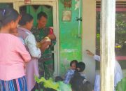 Wujudkan Balita Sehat, Banbinsa Kodim 0822 Bondowoso  Dampingi Posyandu 