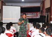 Kasdim 0822 Bondowoso Berikan Wasbang Kepada Para Atlit Di Kab Bondowoso