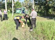 Dalam Rangka HUT Bhayangkara ke 78, Polres Bondowoso Laksanakan Penanaman Pohon Serentak di Jajaran 