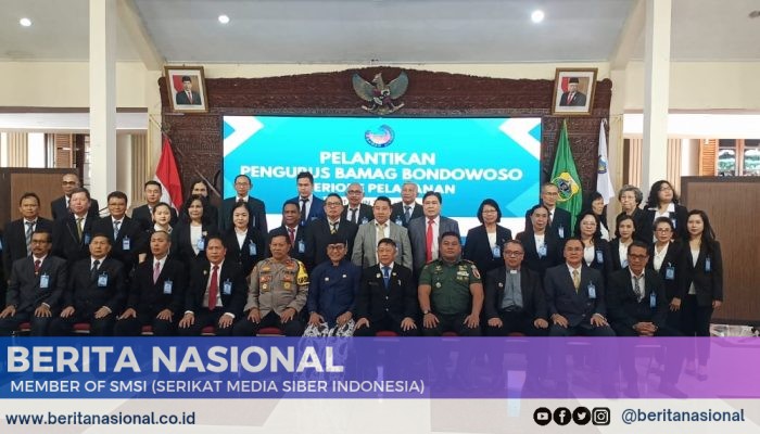 Danramil 0822/01 Hadiri Pelantikan Pengurus BAMAG Kabupaten Bondowoso Periode 2024-2029 