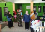 Babinsa Blimbing Serka UlilAmri Dampingi Posyandu, Upayakan Penurunan Angka Stunting