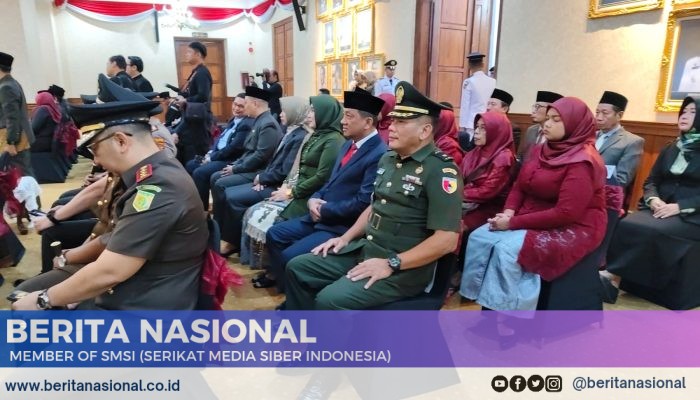 Kasdim 0822 Bondowoso Hadiri Pelantikan Pj Bupati Kabupaten Bondowoso