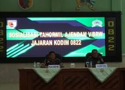 Sosialisasi Tahormil oleh Ajenrem 083/Bhaladika Jaya di Kodim 0822/Bondowoso