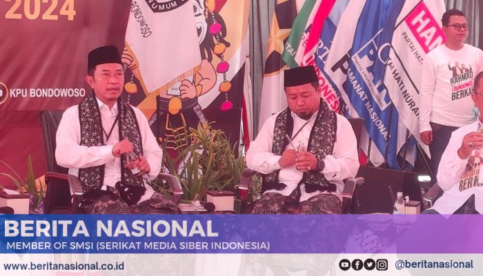 Didukung Tiga Partai Penguasa, RAHMAD Resmi Mendaftar ke KPU Bondowoso