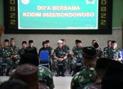 Dandim 0822 Bondowoso Pimpin Doa Bersama, Doakan Keselamatan Prajurit dan Keluarga