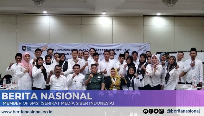 Era Transformasi Teknologi, Kasdim 0822 Bondowoso Bimbing Leadership Kepada Aparatur Desa Se Jatim