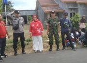Sinegritas TNI-POLRI Pengamanan Jalan Sehat Desa Dawuhan Kabupaten Bondowoso