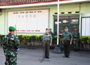 Upacara Bendera di Lapangan Makodim 0822 Bondowoso, Tingkatkan Solidaritas dan Nasionalisme