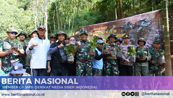 Karya Bakti TNI Warnai HUT TNI ke-79 di Bondowoso