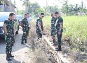 Kodim 0822 Bondowoso Sambut Tim Wasev Sterad TNI AD Tinjau Pelaksanaan TMMD Ke-117