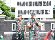 Kasdim 0822 Bondowoso Pimpin Karya Bakti HUT TNI ke-79 di Alun-alun RBA Ki Ronggo