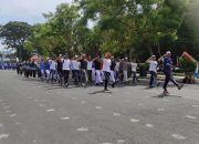 Gladi Bersih Perayaan HUT TNI ke-79 di Alun-alun Bondowoso