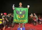 Serda Satria Anggota Kodim 0422/Lampung Barat Sukses Raih Piala di Lomba Grasstrack Panglima TNI