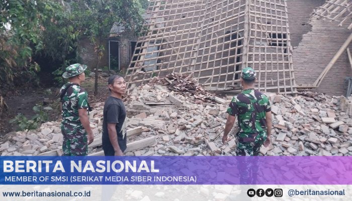 Angin Puting Beliung Terjang Pemukiman, Tanggap Cepat Koramil Maesan, Polsek, dan BPBD Tinjau Lokasi Terdampak