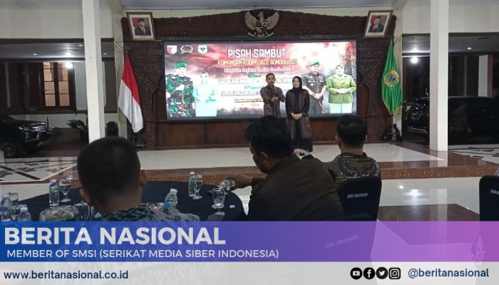 Malam Pisah Sambut Komandan Kodim 0822 Bondowoso Melanjutkan Legacy dan Membangun Sinergi