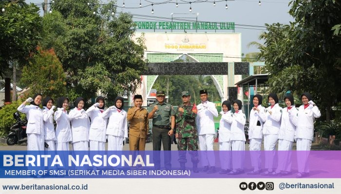 Kasdim 0822 Bondowoso Pimpin Upacara Hari Pahlawan di SMK Manbahul Ulum