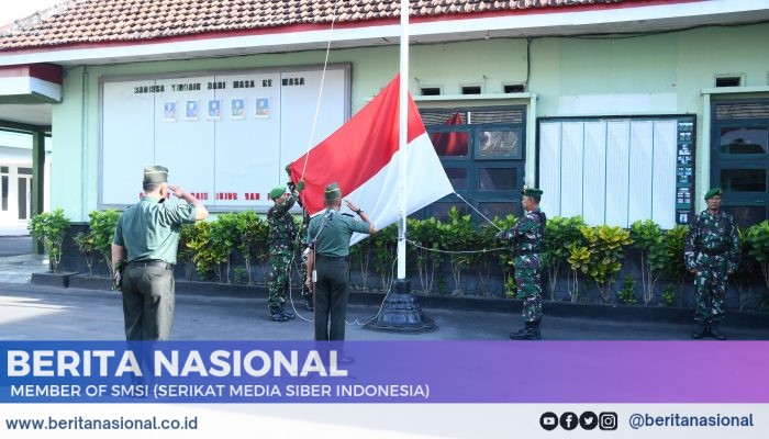 Upacara Bendera 17-an di Makodim 0822/Bondowoso: Menguatkan Semangat Nasionalisme