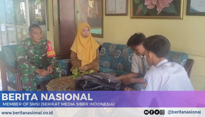 Bolos Sekolah Siswa SLTA Diberikan Arahan Oleh Babinsa Kodim 0822 Bondowoso