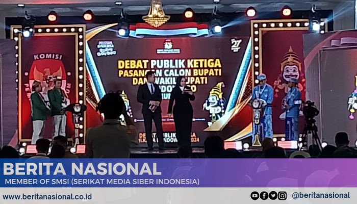 Pajak dan Pengelolaan APBD Menjadi Salah Satu Topik Utama Dalam Debat Ketiga Calon Bupati Bondowoso 