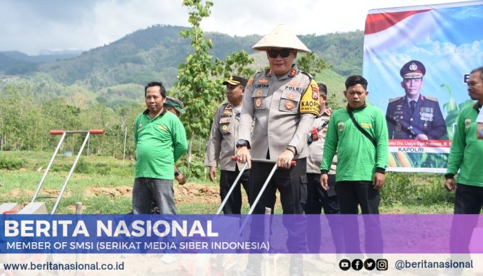 Manfaatkan Lahan Kritis, Polres Bondowoso Bersama Kodim 0822 Tanam Jagung Gelorakan Swasembada Pangan