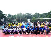 Pertandingan Final Bola Voli Putri Meriahkan HUT Korem 083/Bdj ke-61
