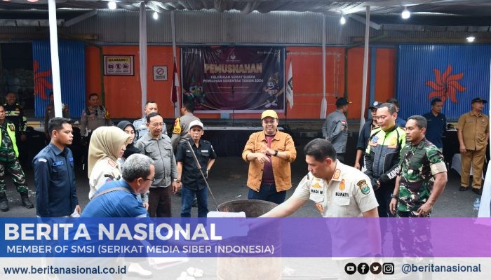 Dandim 0822 Bondowoso Apresiasi Pemusnahan Surat Suara, Pastikan Pilkada Aman dan Tertib