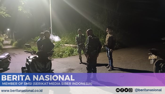 Antisipasi Gangguan Kamtibmas, Babinsa Koramil 0822/02 Bondowoso Lakukan Patroli Gabungan