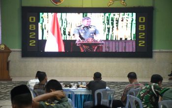 Kodim 0822 Bondowoso Sukses Gelar Nobar Live Streaming KSAD Awards Kampung Pancasila 2024