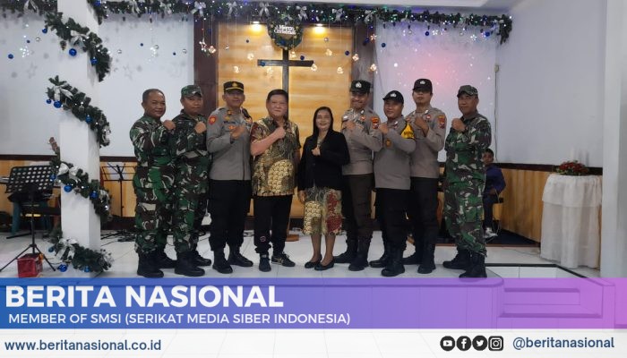 TNI-Polri Bersinergi, Ibadah Natal di GSJPDI Filadelfia Bondowoso