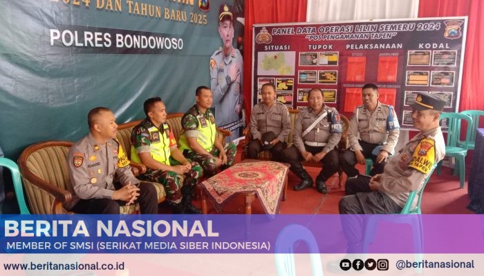 Sinergitas Kodim 0822 Bondowoso Pengamanan Pos Pantau Natal 2024 dan Tahun Baru 2025 di Pos Tapen Berjalan Lancar dan Aman