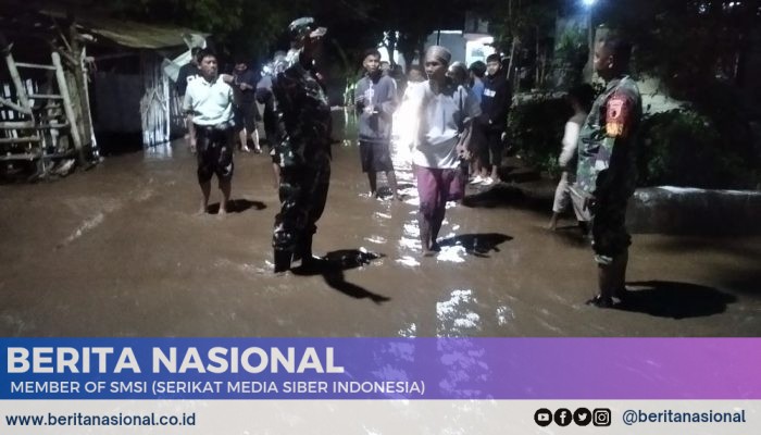 Tanggap Cepat Babinsa Kodim 0822 dan BPBD Evakuasi Warga Terdampak Banjir di Bondowoso