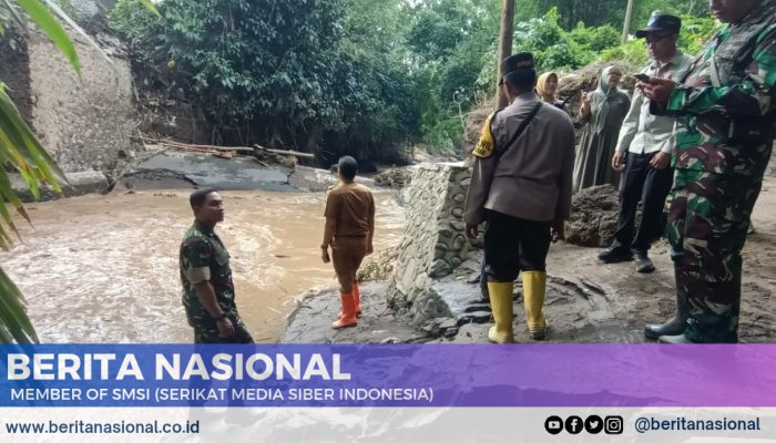 Dandim 0822 Beserta Forkopimda Bondowoso Tinjau Jembatan Putus Dan Jalan Rusak Akibat Hujan Intensitas Tinggi di Kabupaten Bondowoso