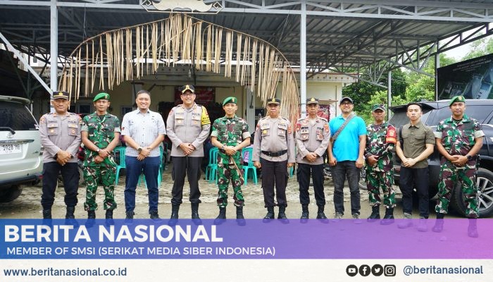 Komandan Kodim 0422/LB Bersama Kapolres Lampung Barat Gelar Patroli Keliling Tempat Ibadah Umat Kristiani di Hari Natal