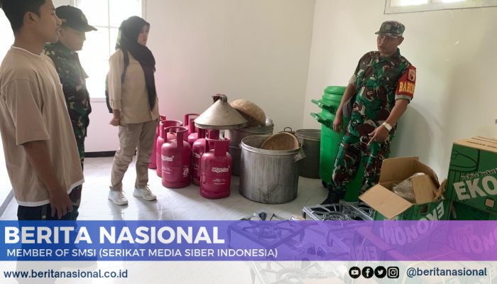 Babinsa Koramil Grujugan Perkuat Peran Dapur Sehat di Desa Dadapan