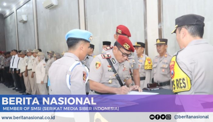 Kapolres Bondowoso pimpin sertijab Kasat Reskrim dan Wakapolres Bondowoso